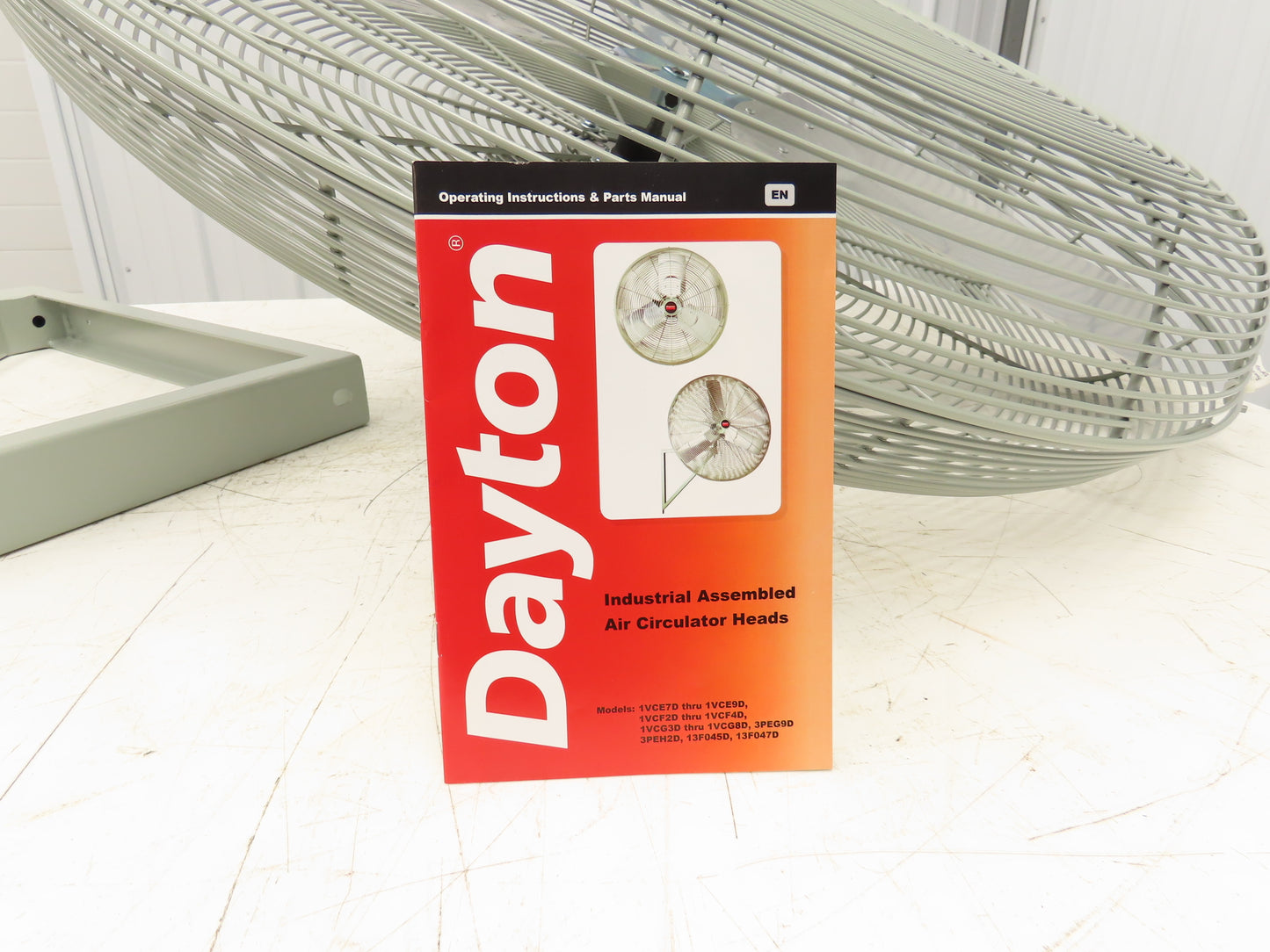 Dayton 3PEH2D Standard Duty Industrial Fan 36" 1/2Hp 208-230/460V 3Ph 1100RPM