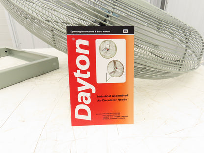 Dayton 3PEH2D Standard Duty Industrial Fan 36" 1/2Hp 208-230/460V 3Ph 1100RPM