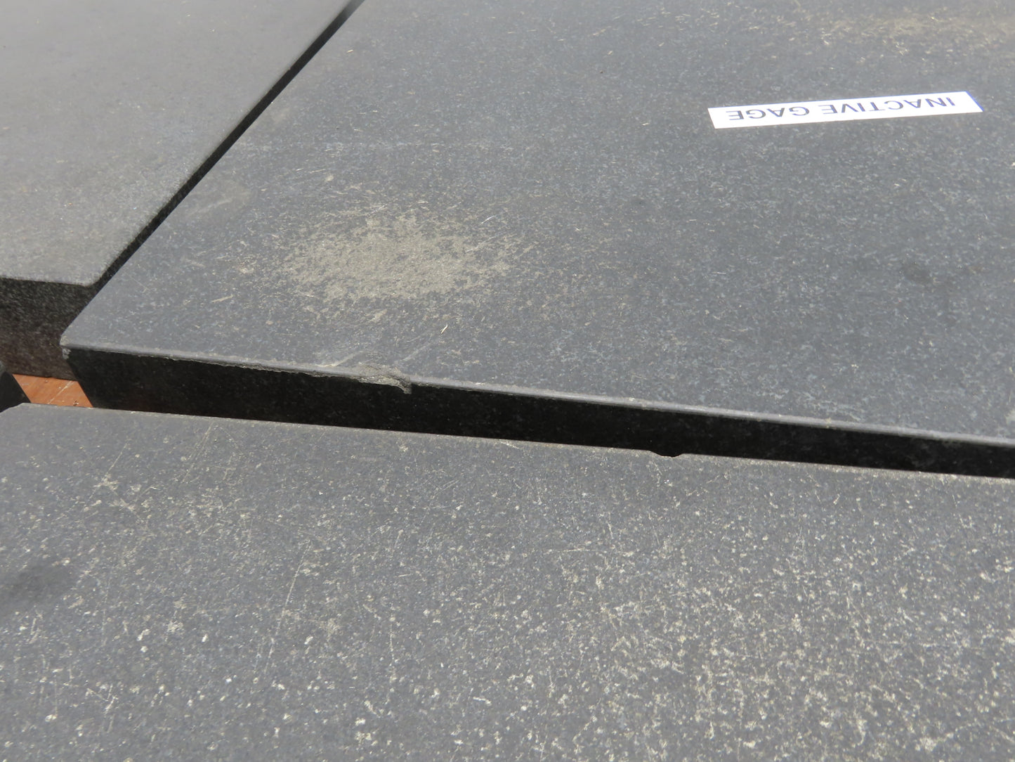 Granite Surface Inspection Plate 24 x 18 x 3" Tool Room Out of Gauge Lot of 4