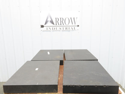 Granite Surface Inspection Plate 24 x 18 x 3" Tool Room Out of Gauge Lot of 4