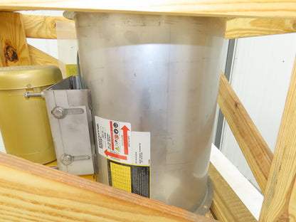 Cincinnati Fan Tubeaxial Fan 15" 2985 RPM 1-1/2Hp 230/460V 3Ph Stainless Belt Dr