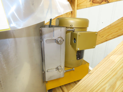 Cincinnati Fan Tubeaxial Fan 15" 2985 RPM 1-1/2Hp 230/460V 3Ph Stainless Belt Dr