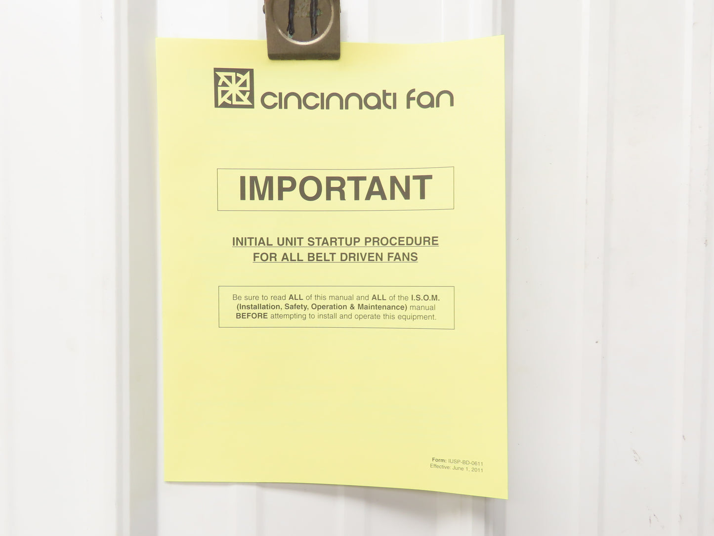 Cincinnati Fan Tubeaxial Fan 15" 2985 RPM 1-1/2Hp 230/460V 3Ph Stainless Belt Dr