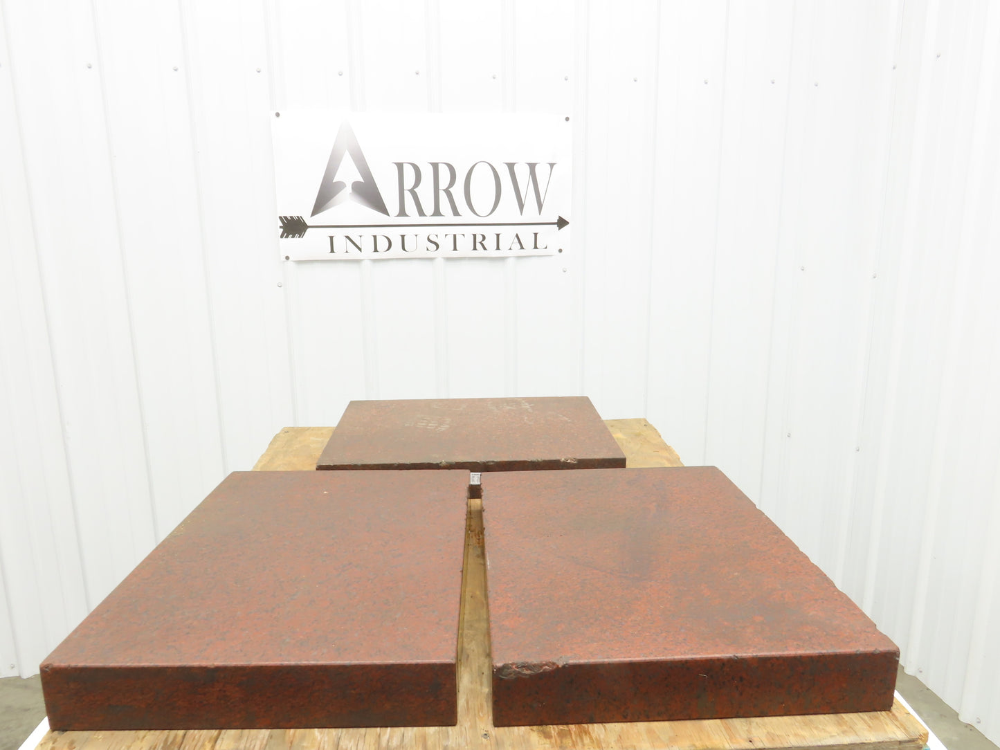 Red Granite Surface Inspection Plate 24 x 18 x 3" Out of Gauge Lot of 3