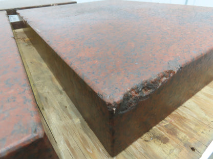 Red Granite Surface Inspection Plate 24 x 18 x 3" Out of Gauge Lot of 3