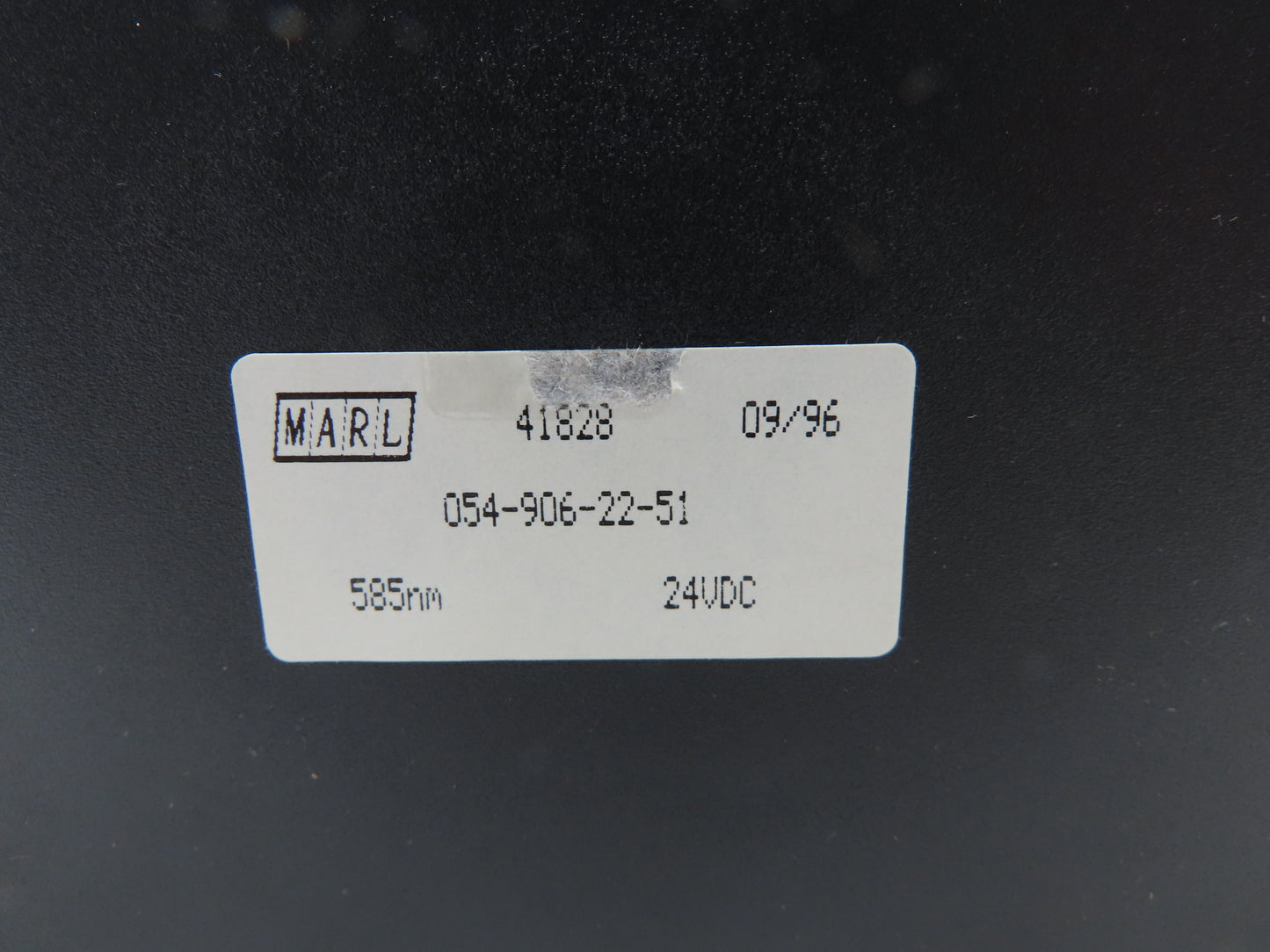 Marl 054-906-22-51 LED Bulkhead Very Low Intensity Yellow 24VDC Lot of 4