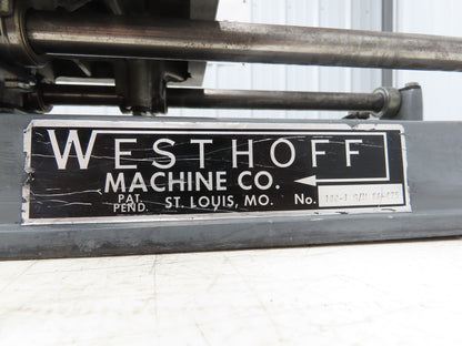 Westhoff Machine 100-1 Horizontal Drill Press Milling Machine 120VAC *Read