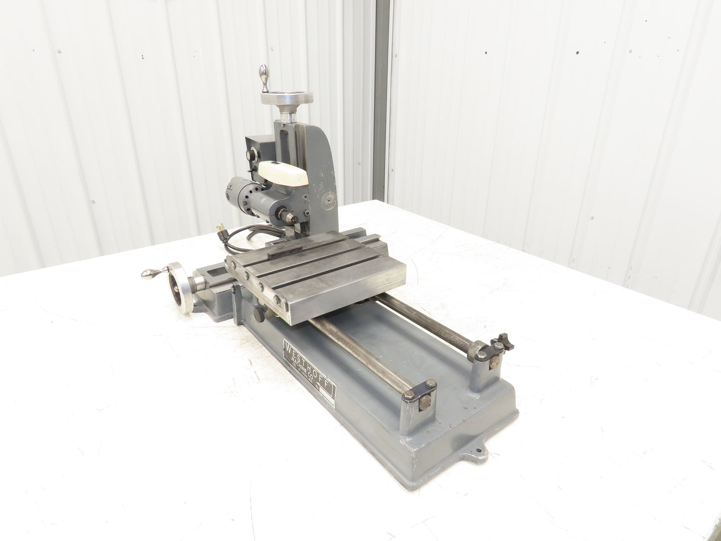 Westhoff Machine 100-1 Horizontal Drill Press Milling Machine 120VAC *Read