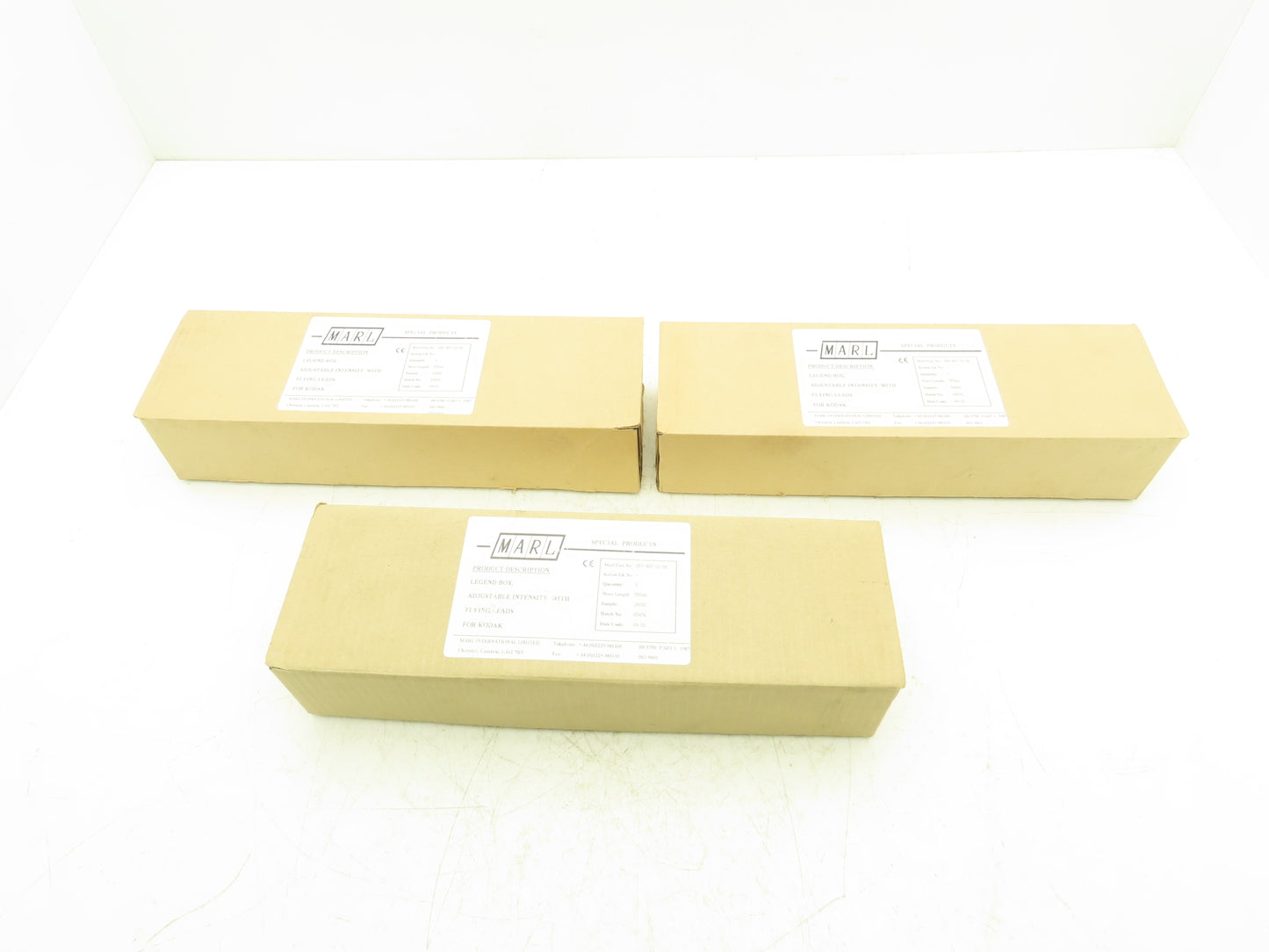 Marl 054-907-22-50 LED Bulkhead Very Low Intensity Green Light 24VDC Lot of 3
