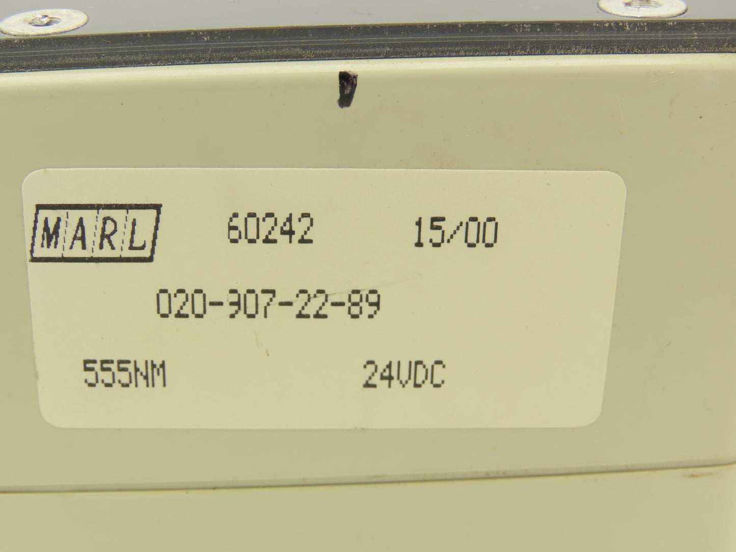 Marl 020-907-22-89 LED Cluster Light Green Clear Lens 24VDC W Cable Lot of 2