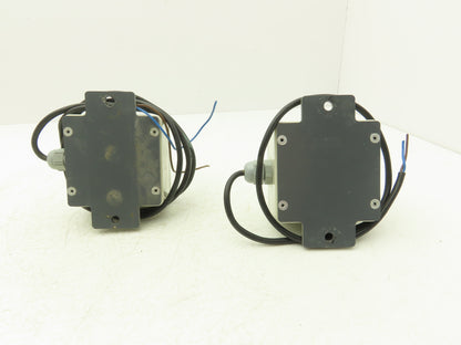 Marl 020-907-22-89 LED Cluster Light Green Clear Lens 24VDC W Cable Lot of 2