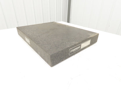 Standridge Granite Surface Inspection Plate 24 x 18 x 3" Tool Room Out of Gauge