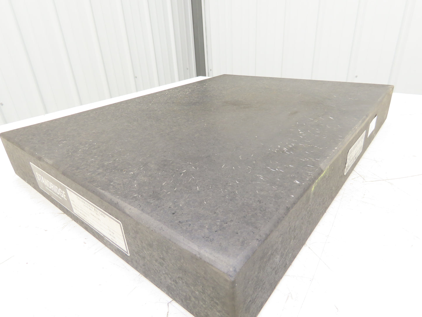 Standridge Granite Surface Inspection Plate 24 x 18 x 3" Tool Room Out of Gauge