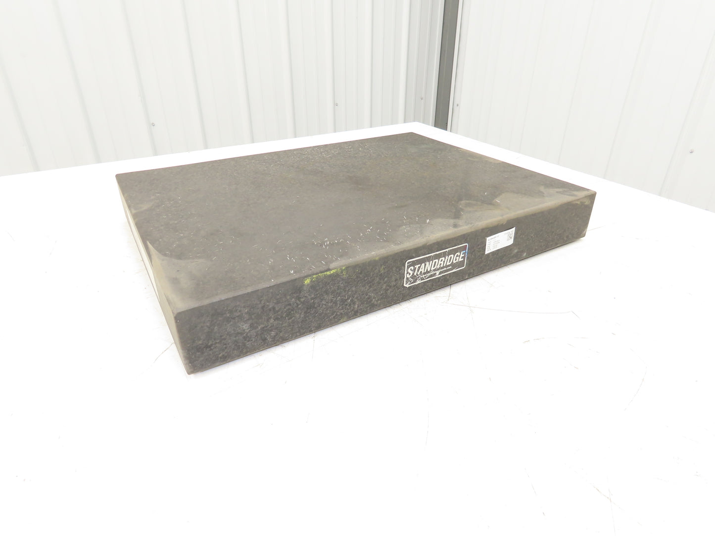 Standridge Granite Surface Inspection Plate 24 x 18 x 3" Tool Room Out of Gauge