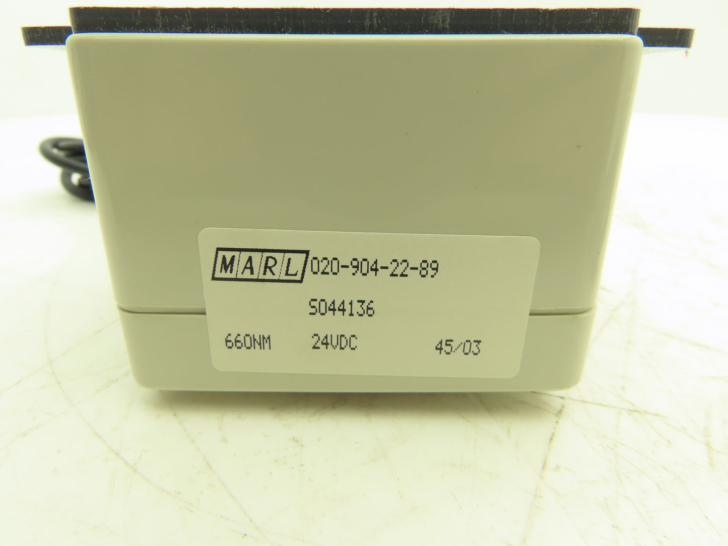 Marl 020-904-22-89 LED Cluster Light Red W Clear Lens 24VDC W Cable Lot of 2