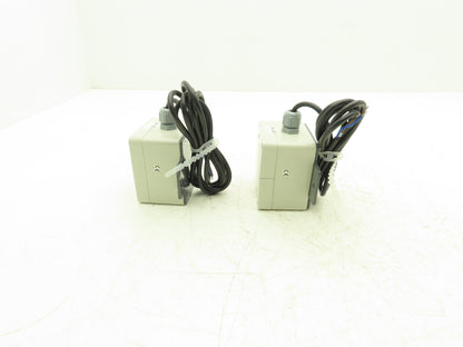 Marl 020-904-22-89 LED Cluster Light Red W Clear Lens 24VDC W Cable Lot of 2