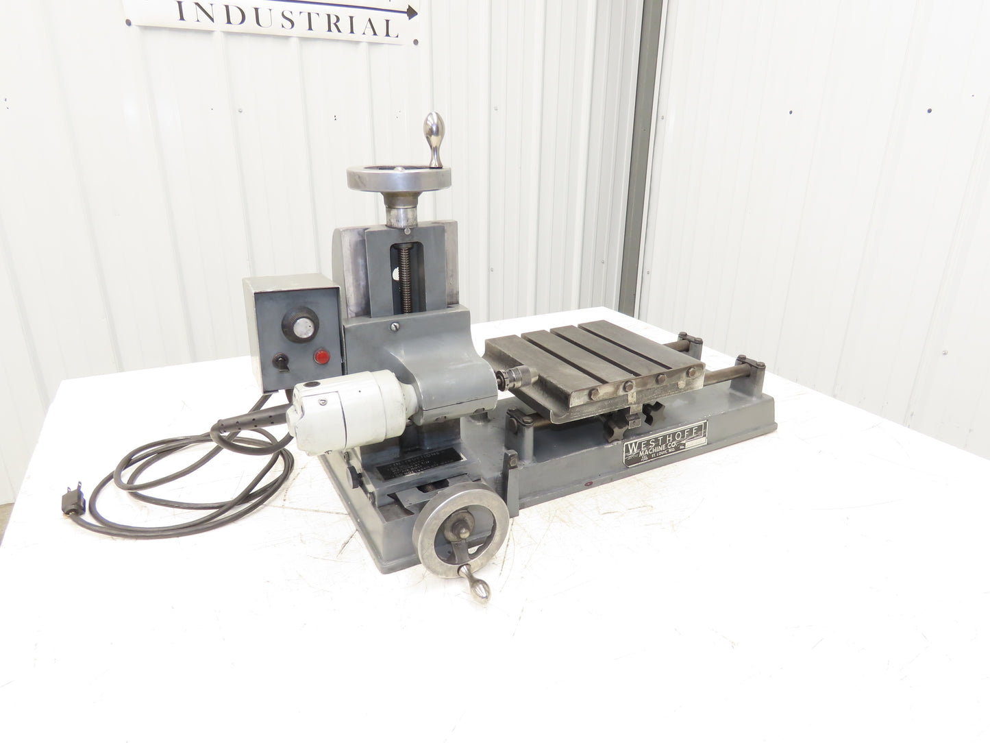 Westhoff Machine 100-1 Horizontal Drill Press Milling Machine 120VAC *Read