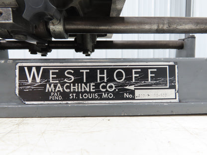 Westhoff Machine 100-1 Horizontal Drill Press Milling Machine 120VAC *Read