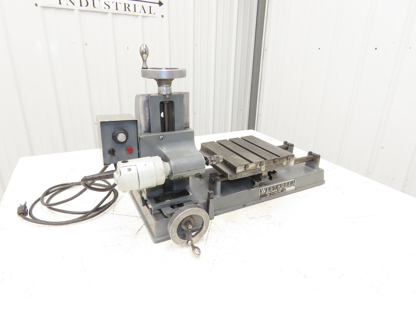 Westhoff Machine 100-1 Horizontal Drill Press Milling Machine 120VAC *Read