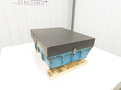 Granite Surface Inspection Plate 24 x 18 x 3" Machinist Cast Iron Metal Top