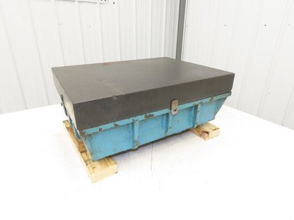 Granite Surface Inspection Plate 24 x 18 x 3" Machinist Cast Iron Metal Top