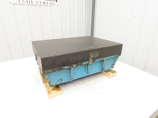 Granite Surface Inspection Plate 24 x 18 x 3" Machinist Cast Iron Metal Top