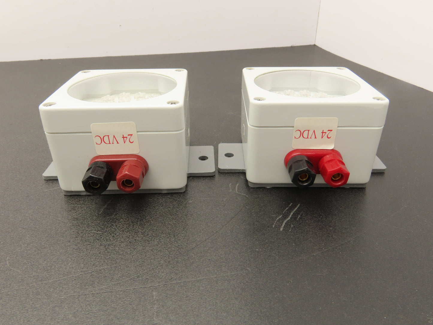 Marl 020-752-22-81 LED Cluster Light White W Clear Lens 24VDC W Cable Lot of 2