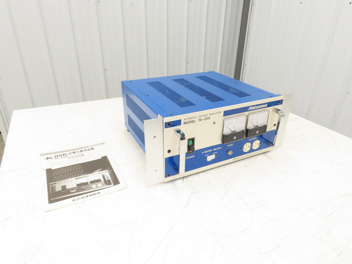 Stavol Matsunaga TA-205 Automatic Voltage Regulator 200V Input 1kVA 200V Output