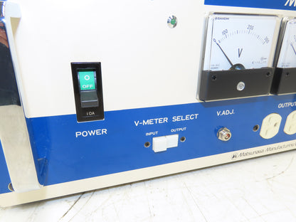 Stavol Matsunaga TA-205 Automatic Voltage Regulator 200V Input 1kVA 200V Output