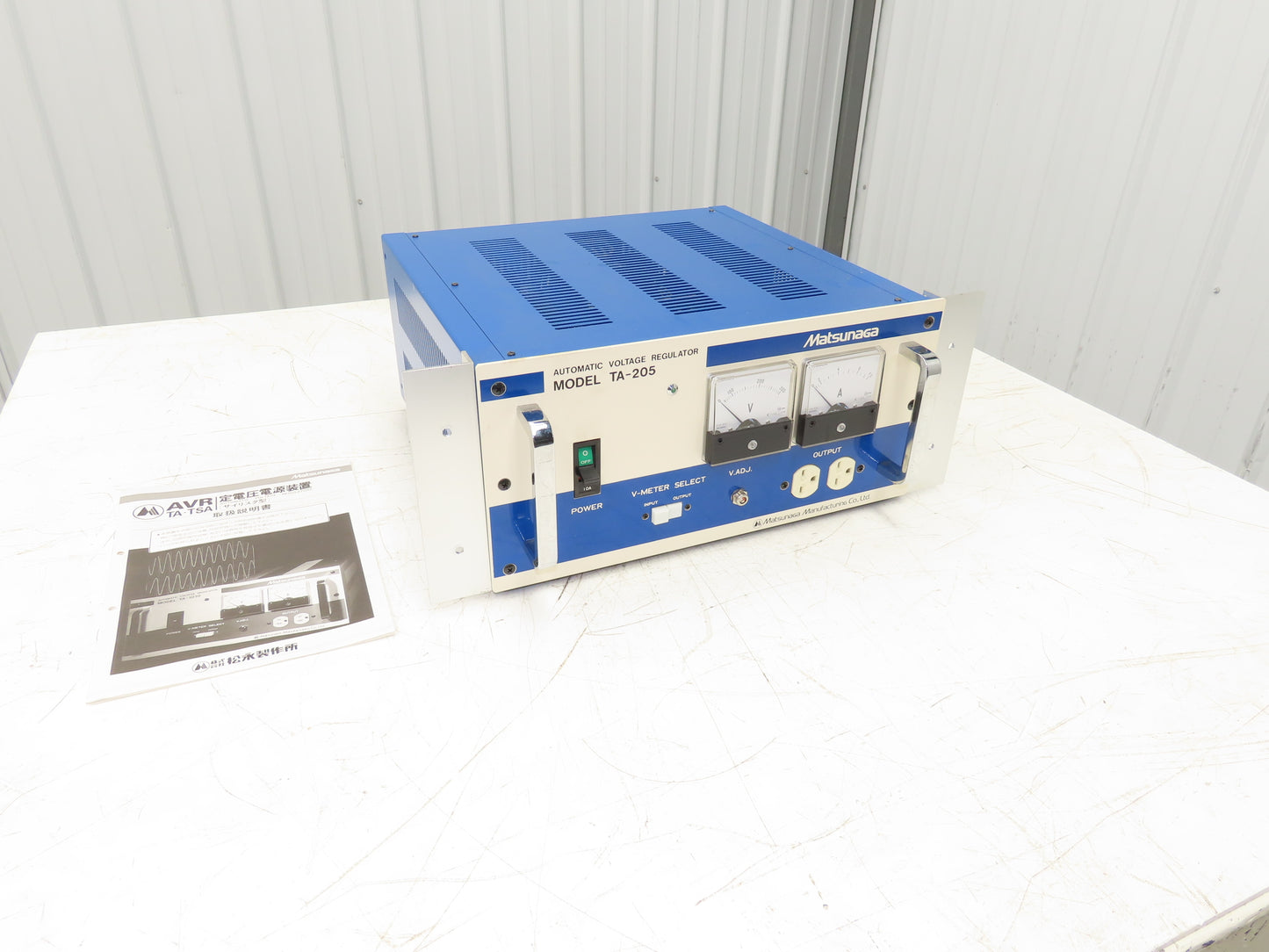 Stavol Matsunaga TA-205 Automatic Voltage Regulator 200V Input 1kVA 200V Output