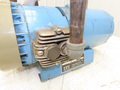 Gould ITT SYCGH19-1 Vacuum Pump 1PH 1725RPM 1/3Hp 115V 8.0A 8-142309-20