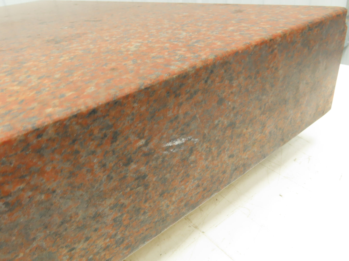 Red Toolroom Granite Surface Inspection Plate 35-3/4 x 24 x 4" Out of Gauge