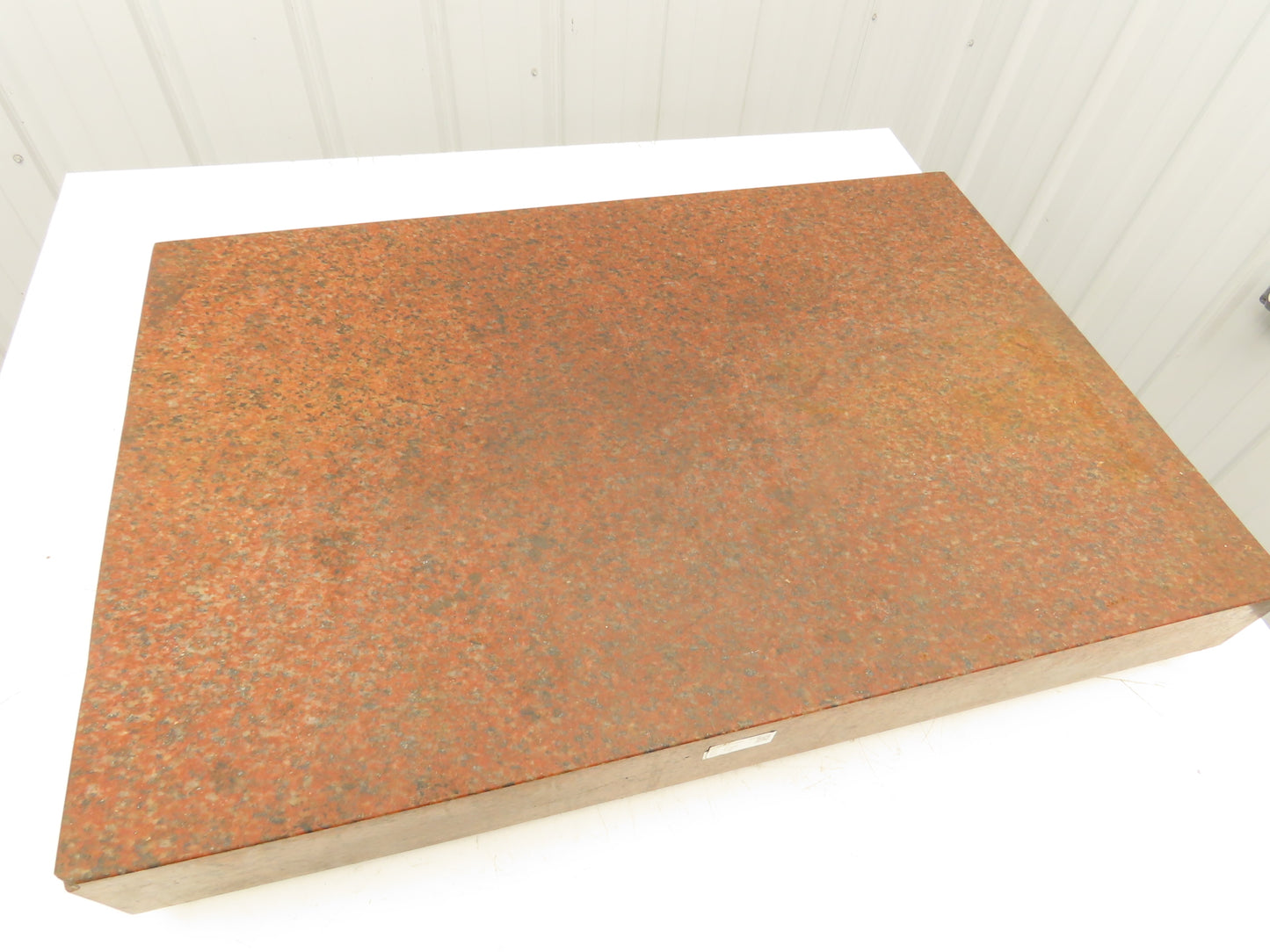Red Toolroom Granite Surface Inspection Plate 35-3/4 x 24 x 4" Out of Gauge