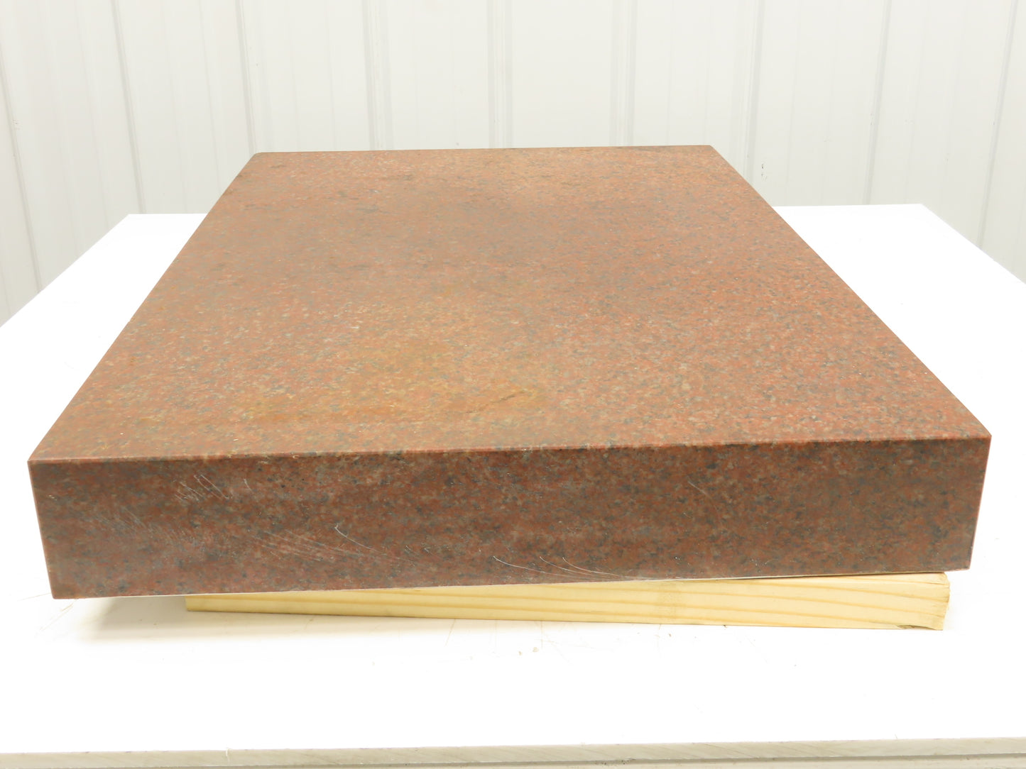Red Toolroom Granite Surface Inspection Plate 35-3/4 x 24 x 4" Out of Gauge