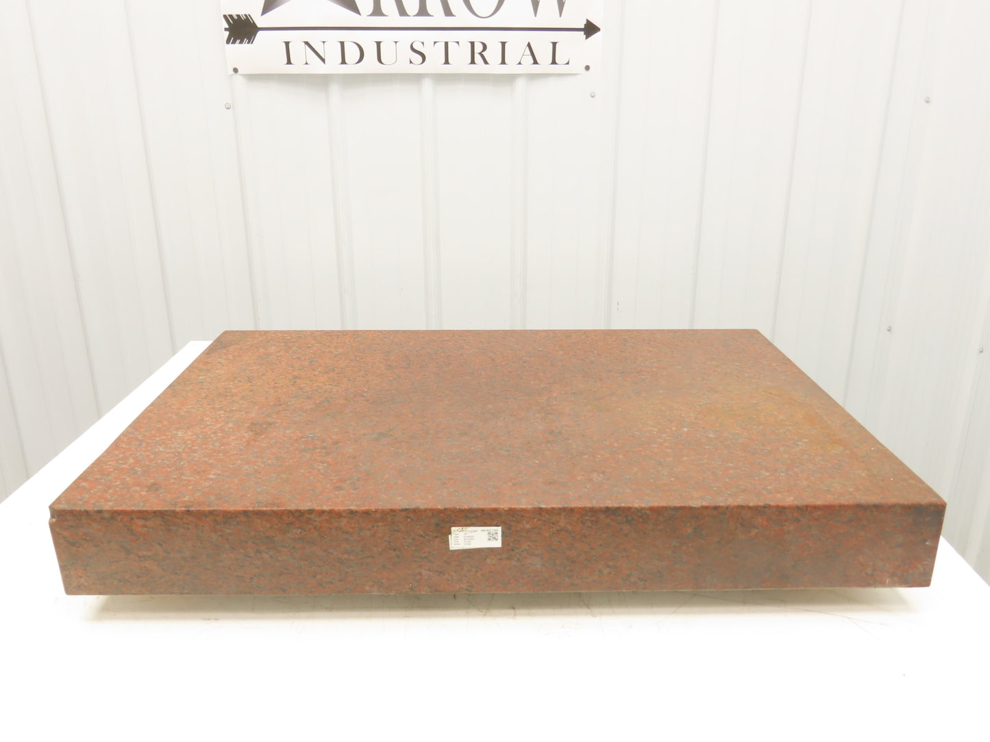 Red Toolroom Granite Surface Inspection Plate 35-3/4 x 24 x 4" Out of Gauge