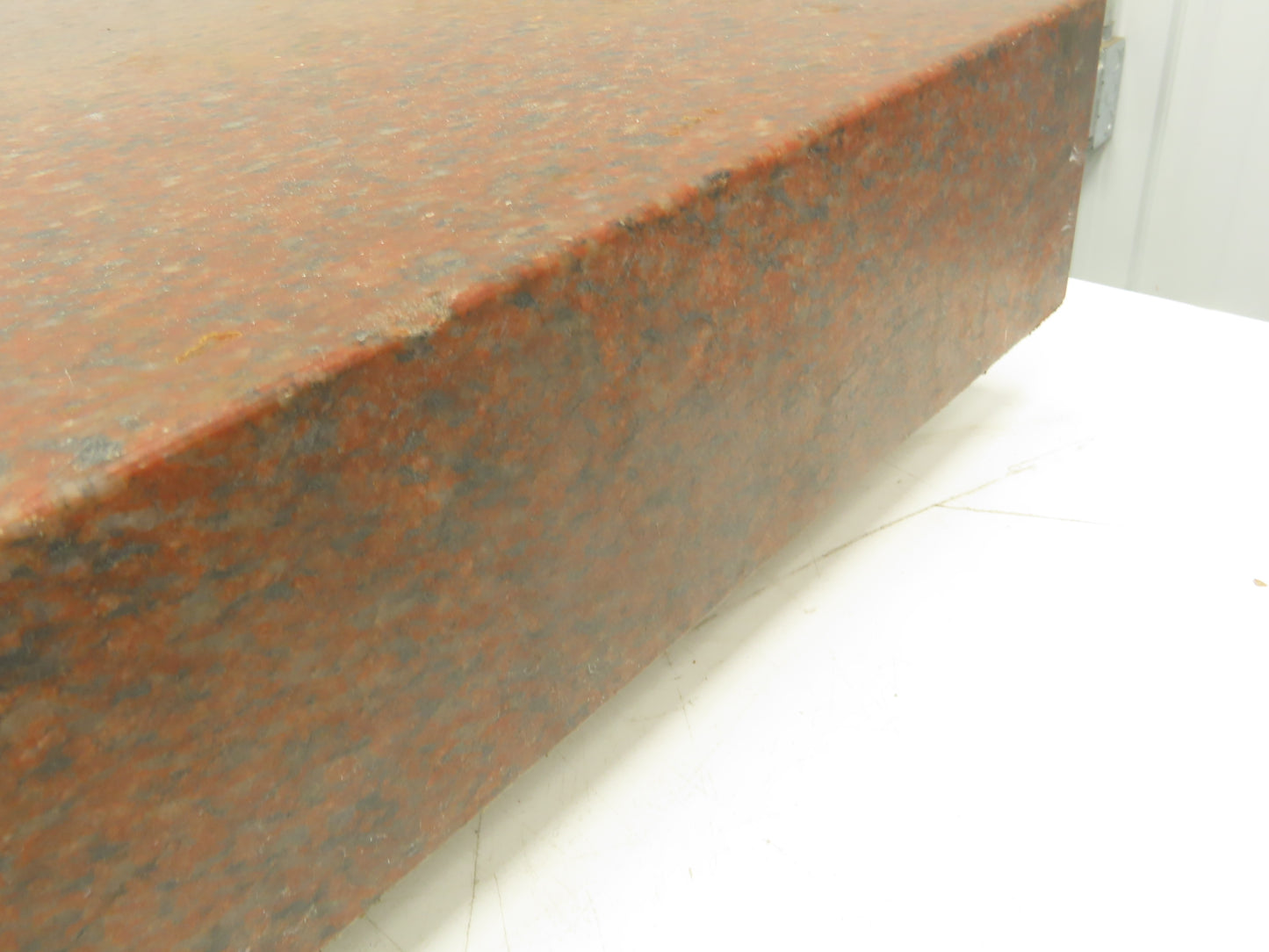 Red Toolroom Granite Surface Inspection Plate 35-3/4 x 24 x 4" Out of Gauge