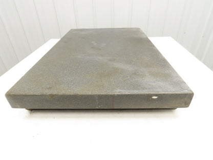 Black Toolroom Granite Surface Inspection Plate 36 x 24 x 5" 2 Ledge