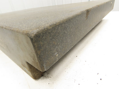 Black Toolroom Granite Surface Inspection Plate 36 x 24 x 5" 2 Ledge