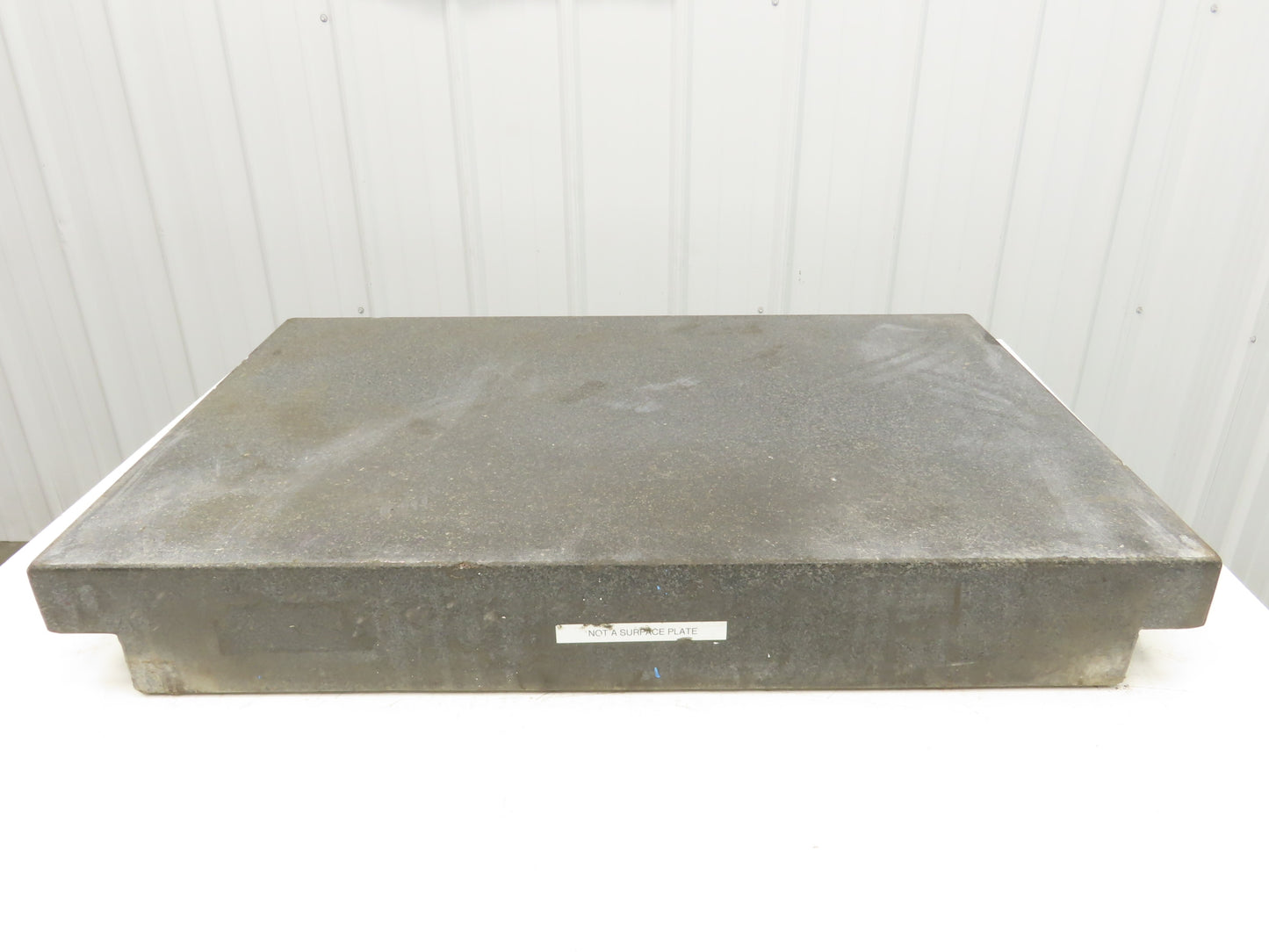 Black Toolroom Granite Surface Inspection Plate 36 x 24 x 5" 2 Ledge