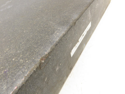 Black Toolroom Granite Surface Inspection Plate 36 x 24 x 5" 2 Ledge