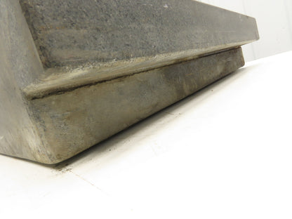 Black Toolroom Granite Surface Inspection Plate 36 x 24 x 5" 2 Ledge