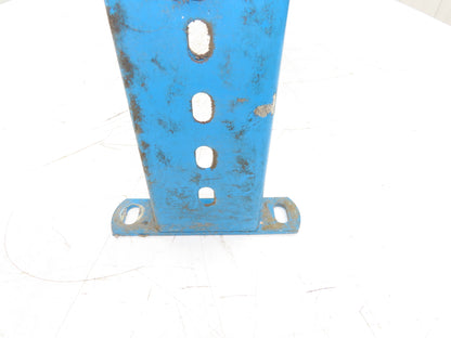Hytrol MS-4 30"W Conveyor Leg Floor Support 15-5/8" to 21-5/8"H  BLUE