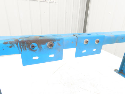 Hytrol MS-4 30"W Conveyor Leg Floor Support 15-5/8" to 21-5/8"H  BLUE