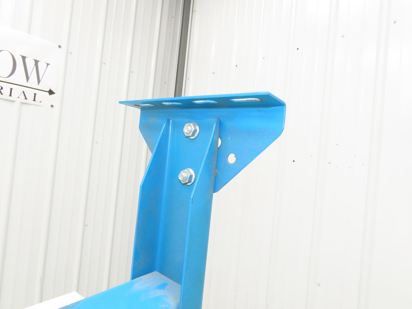 Hytrol MS-4 30"W Conveyor Leg Floor Support 15-5/8" to 21-5/8"H  BLUE