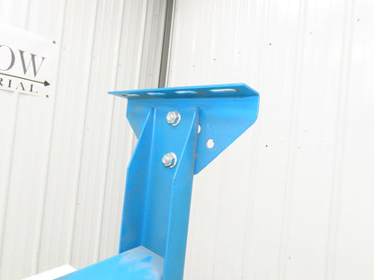 Hytrol MS-4 30"W Conveyor Leg Floor Support 15-5/8" to 21-5/8"H  BLUE