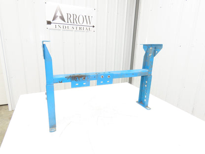 Hytrol MS-4 30"W Conveyor Leg Floor Support 15-5/8" to 21-5/8"H  BLUE