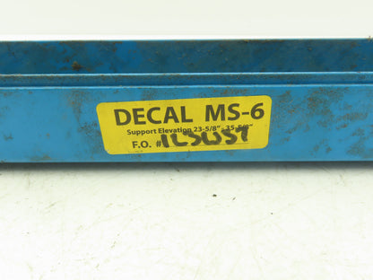 Hytrol MS-6 Conveyor Single Leg Floor Support 23-5/8" to 35-5/8"H  BLUE