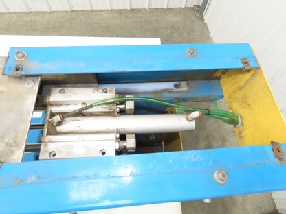 Hytrol Conveyor Pneumatic Box Pusher Sorter 8" Stroke 4x16" Kicker Plate