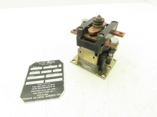 Rico GE 11000114 Forklift DC Motor Contactor 36V Off PLRDD100 GE CTTA150AH136XN