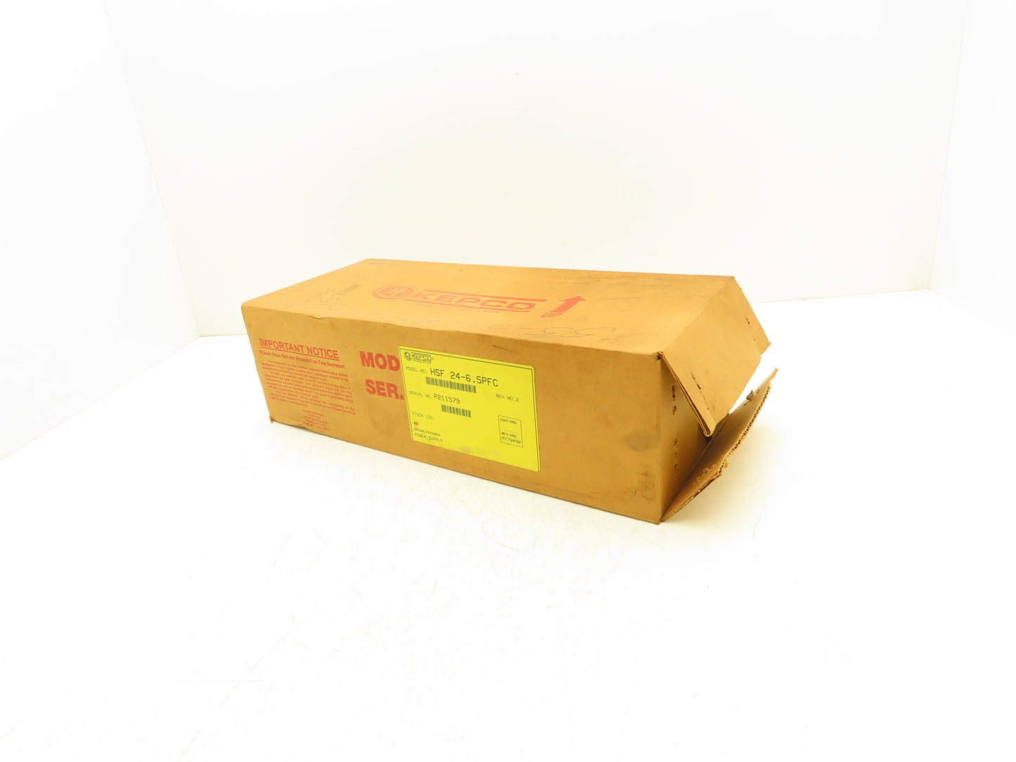 Kepco HSF 24-6.5PFC DC Power Supply 24V 6.5A 150W Output 120/240V 1PH Input